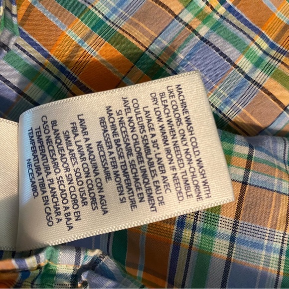 Ralph Lauren Boy’s Plaid Button Down Shirt                   Sz: XL (18-20) - Picture 5 of 5